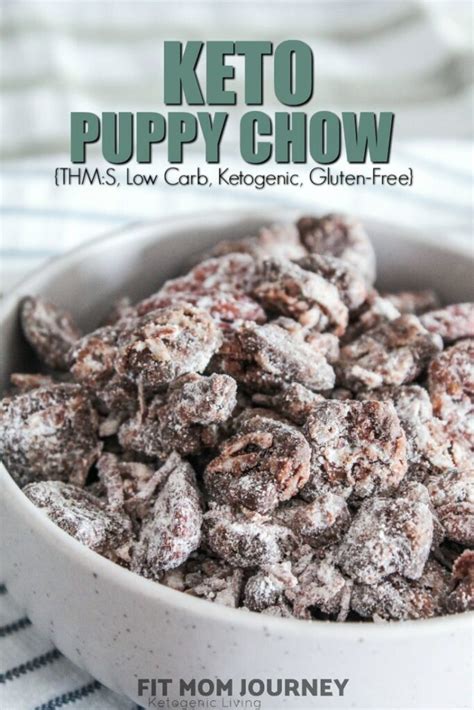 Keto Puppy Chow {Keto Muddy Buddies} - Fit Mom Journey