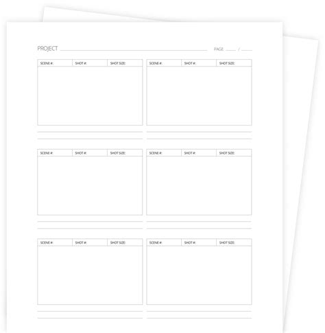 Photoshop Storyboard Template Free Download - FREE PRINTABLE TEMPLATES