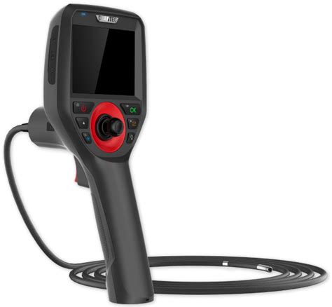 Articulating borescopes with side-view camera