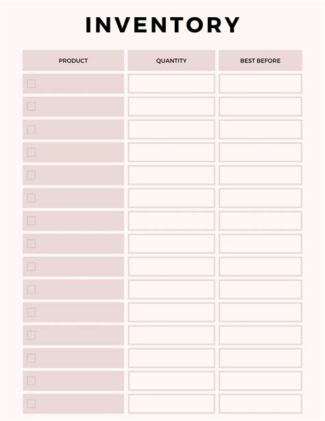 Printable Inventory Management Form Inventory Sheet - Etsy in 2023 | Small business organization ...