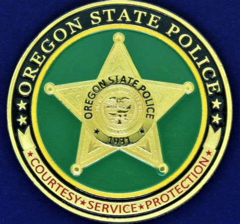 Oregon State Police Challenge Coins: Honoring Service and Integrity in