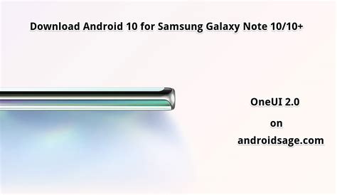 Download Android 10 Beta 4 for Exynos Galaxy Note 10/10+ One UI 2.0 ...