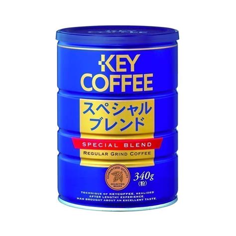 KEY COFFEE Special Blend Can Tin Pack Grind Coffee 340g - Made in Japan ...