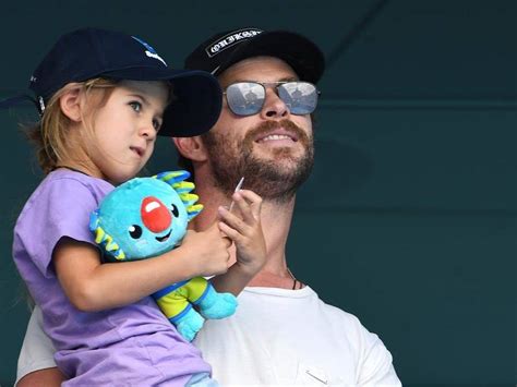 Chris and daughter India Rose - Chris Hemsworth Photo (41312948) - Fanpop