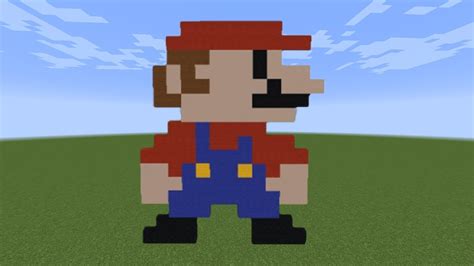 How To Make A Pixel Art Mario In Minecraft In Pixel Art Video | My XXX Hot Girl