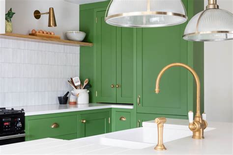 Contemporary Shaker Kitchen in Green - Modern - Kitchen - Other - by Frome Interiors | Houzz UK
