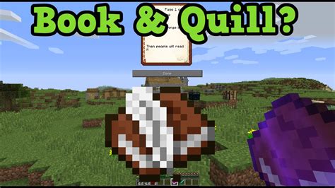 Minecraft Xbox 360 + PS3 - Book and Quill Explained - YouTube