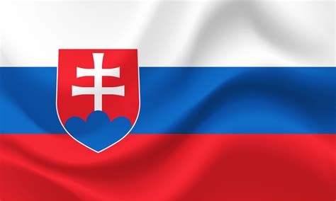 Slovakia flag. Slovakia vector flag. Official colors and proportion ...