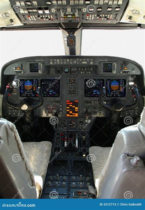 Gulfstream cockpit stock image. Image of training, information - 3312713