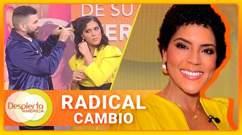 Francisca corta su cabello en vivo | Despierta América | Hoy | 5 de diciembre - YouTube