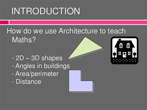 Maths in architecture