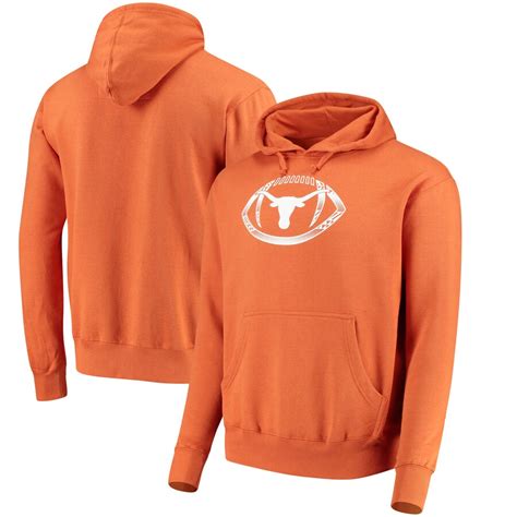 Texas Longhorns Texas Orange Football Icon Pullover Hoodie