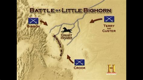 Battle Of Little Bighorn Map