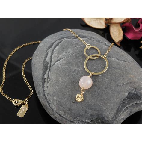 Gold-Filled Pink Chalcedony Chain Necklace – Sage Inspirations Artisan ...