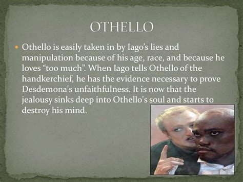 Othello: Jealousy