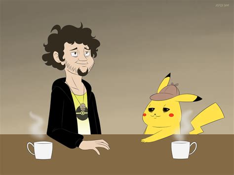 Coffee Break w/Detective Pikachu by MofetaFanBoyNG on Newgrounds