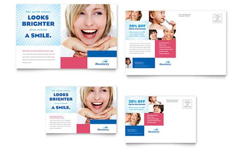 Dentist Postcard Templates & Design Examples