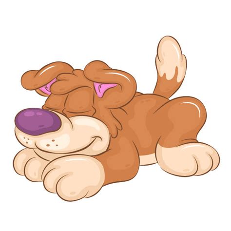 Sleeper Cartoon Dog. Clipart. by andreykeno on DeviantArt
