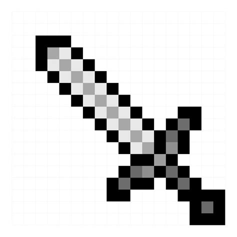 Minecraft: Pocket Edition Sword Mod Pixel Art, PNG, 2000x2000px ...