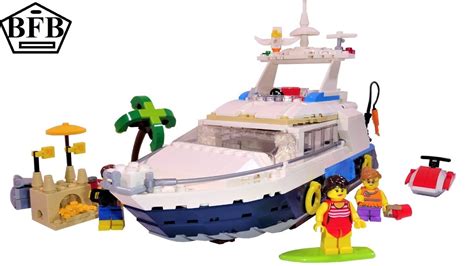 Lego Creator 31083 Cruising Adventures - Yacht - Lego Speed Build Review - YouTube