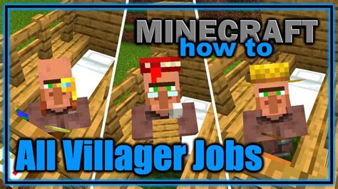 Minecraft Villager Jobs Bedrock - Minecraft