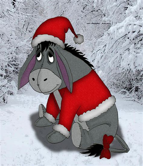 Merry Christmas from Eeyore by ScorpionsKissx on deviantART