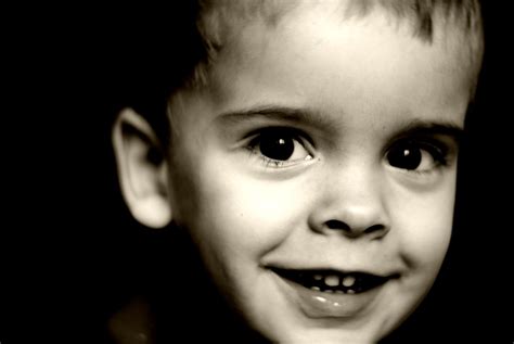 Young Boy Portrait Black & White | Boy, 2 years old black & … | Flickr