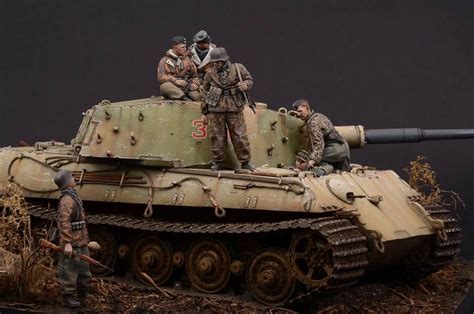 ALL WE WERE TIGERS!!! by Luc Klinkers Tiger Ii, Military Figures, Military Diorama, Armoured ...