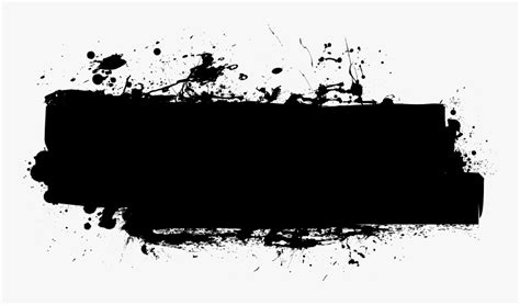 #banner #black #brush #brusheffect #spray #spraypaint - Black Png, Transparent Png - kindpng