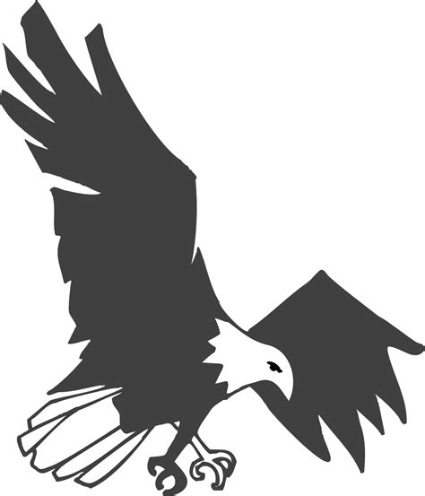 Eagle Black White - Free vector graphic on Pixabay