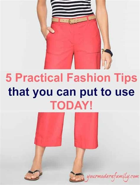 5 fashion tips that are practical