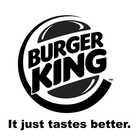 Burger King Logo Black and White (2) – Brands Logos