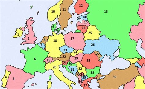 Europe Map Quiz European Countries And Capitals Apps – Otosection