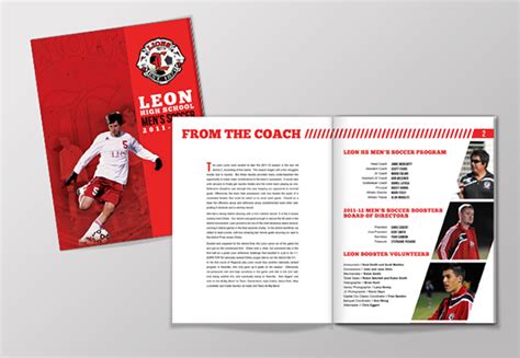 Leon High School Men's Soccer Yearbook on Behance