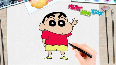 Shinchan Drawing Easy For Kids - How to draw shin chan step by step ...