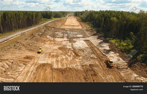 Construction New Road Image & Photo (Free Trial) | Bigstock