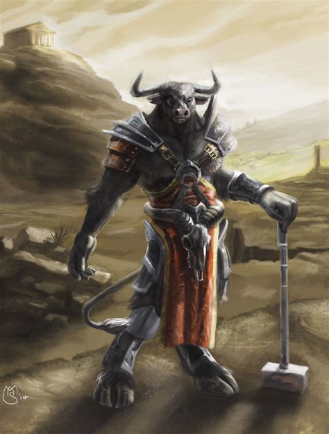 Armoured Minotaur by mas-r1980 on DeviantArt | Fantasy characters ...