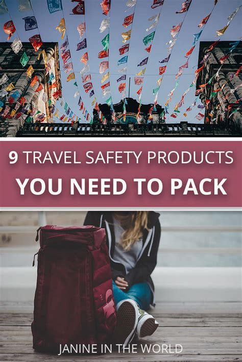 9 Essential Travel Safety Devices You Need to Pack – Janine In the World