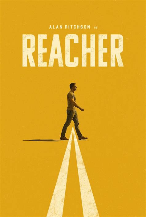 (FAN ART ) hey guys, wanted to share with you a minimalist poster that I've done for reacher ...