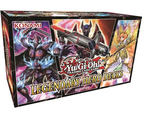 YuGiOh Legendary Hero Decks Box Set Konami - ToyWiz