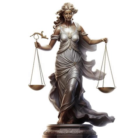 Premium AI Image | The Symbolism of Lady Justice Blindfolded Balance with Scales