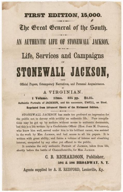 Stonewall Jackson Death Quotes. QuotesGram