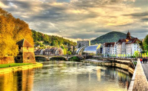 View of Besancon Over the Doubs River Stock Image - Image of loue ...