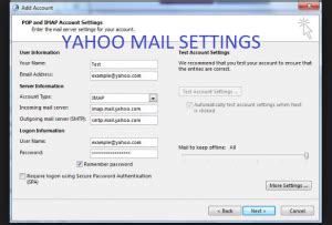 Yahoo Mail Settings | Setup Yahoo Mail Account - SLEEK-FOOD