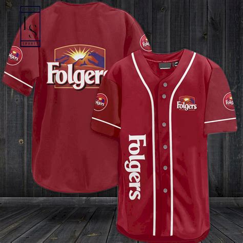 Folgers Coffee Baseball Jersey - HomeFavo