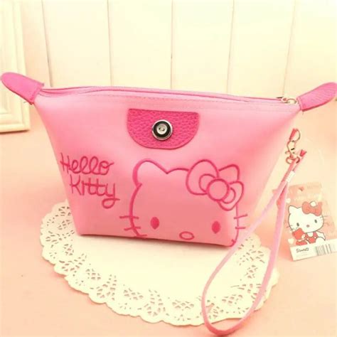 Hello Kitty Bag Ultra cute Cartoon Travel Cosmetic Bag Large Capacity Portable Professional ...