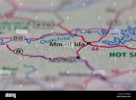 Mount ida on a map hi-res stock photography and images - Alamy