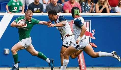 Electric Keith Earls bags brace of tries as Ireland down Eagles ...