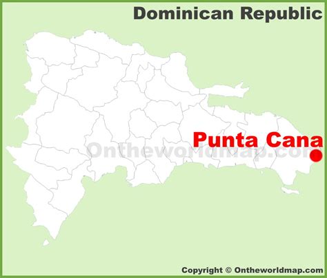 Where Is Punta Cana On The World Map | Carolina Map