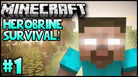 Minecraft Mods: HEROBRINE MOD Survival, Ep.1 "BEGINNING" (Minecraft Herobrine Survival Let's ...